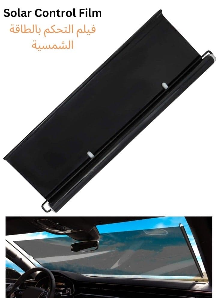 Car Umbrella Car Shade Sun Car Sunshade Foldable Car Front Windshield Umbrella Front Window Blocks UV Rays Heat Keep Cool Car Screen Sun Protector Size 42x140cm