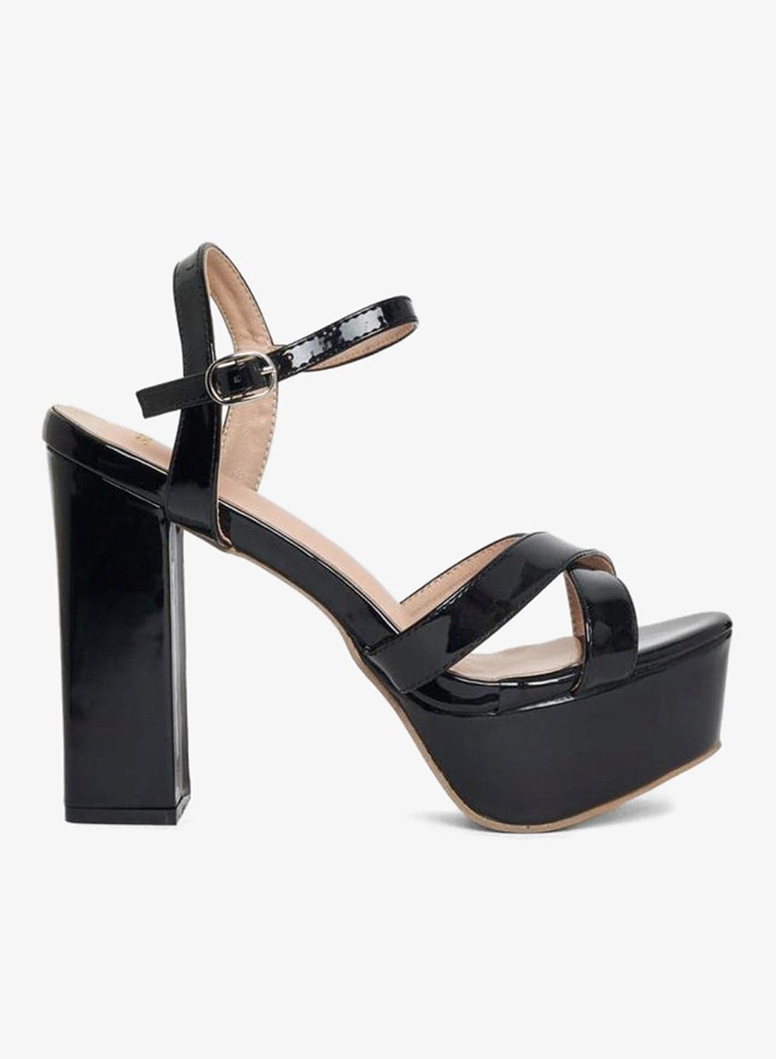 Ankle Strap Block Heel Sandals