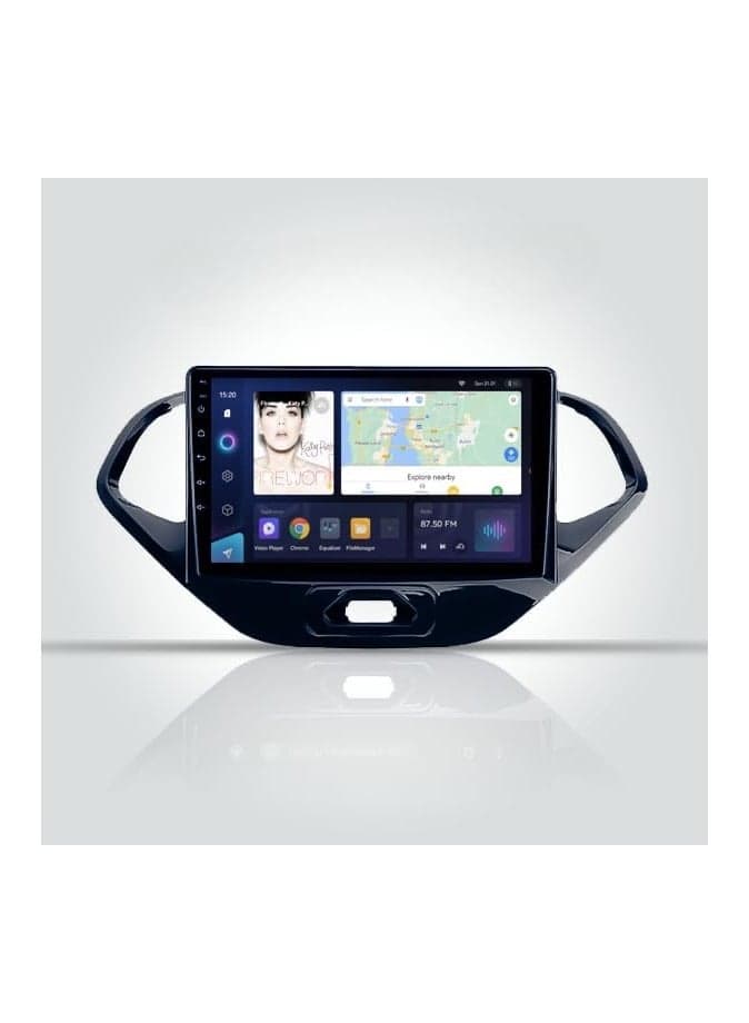 Android Car Stereo for Ford Figo 2015-2020 1GB RAM 32GB ROM Mirror Link Wi-Fi BT, Radio GPS Navigation, 9 Inch IPS Touch Screen with AHD Camera Included