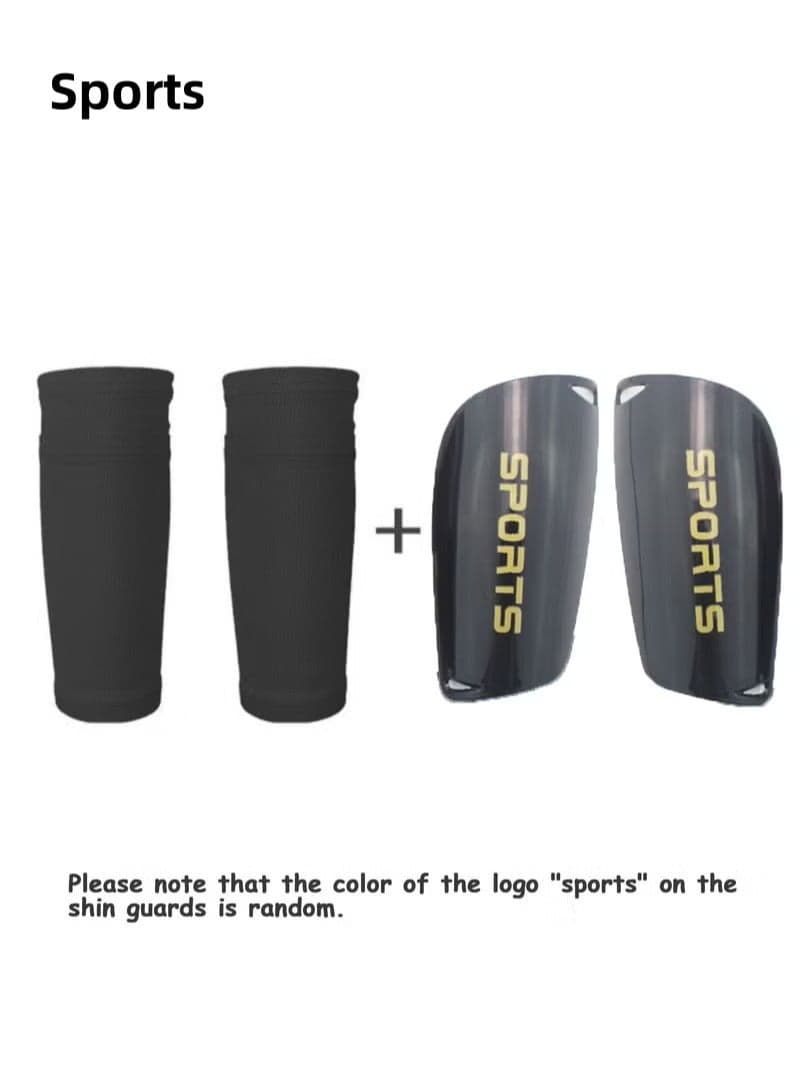 1 Pair Of Calf Guard Socks And 1 Pair Of Football Shin Guards