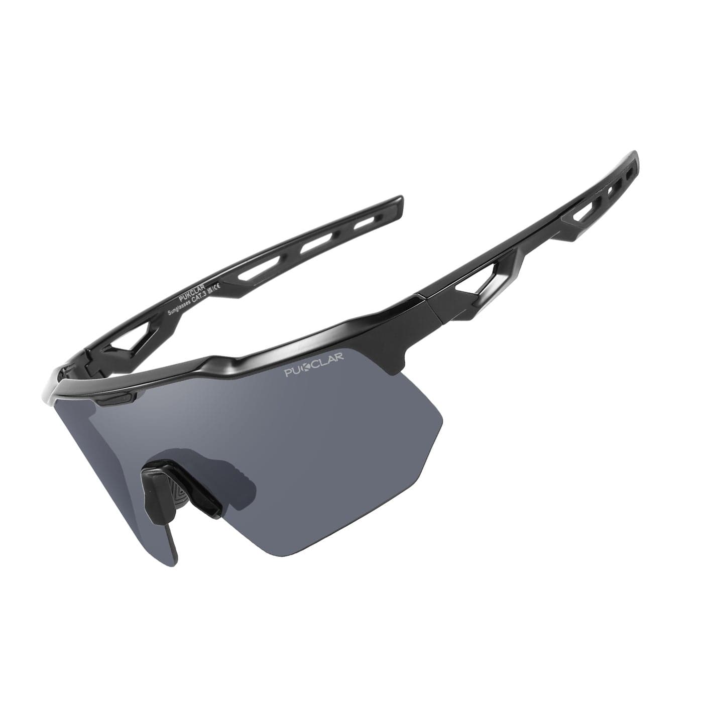 PUKCLAR Polarised Sports Sunglasses for Men Women Driving Sunglasses Cycling Running Fishing Goggles