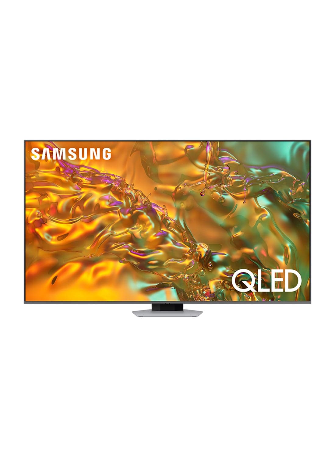 Smart TV, QLED, Q80D, 65 Inch, 2024, NQ4 AI Gen2 Processor, 4K AI Upscaling, Direct Full Array, Tizen OS QA65Q80DAUXZN Eclipse Silver