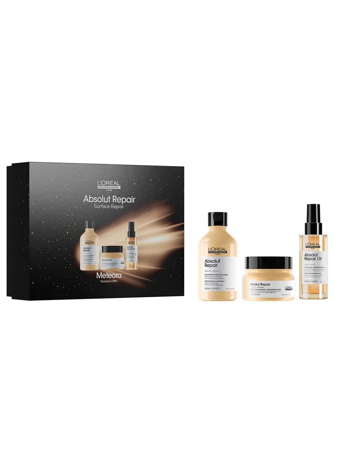 Absolut Repair End of Year Trio Set 2025 - Shampoo + Mask + Oil 300+200+90ml