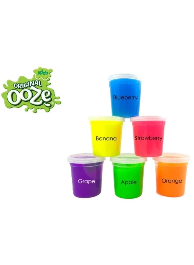 Ooze Scented Slime Pot 112g, Assorted 1 Piece (Style & Color May Vary) Each Sold Separately | Kids Slime | Soft & Stretchy | Creative Fun Ideas | Develops Sensory Skills | Entertaining Toy | Stress Relief Toys for Kids