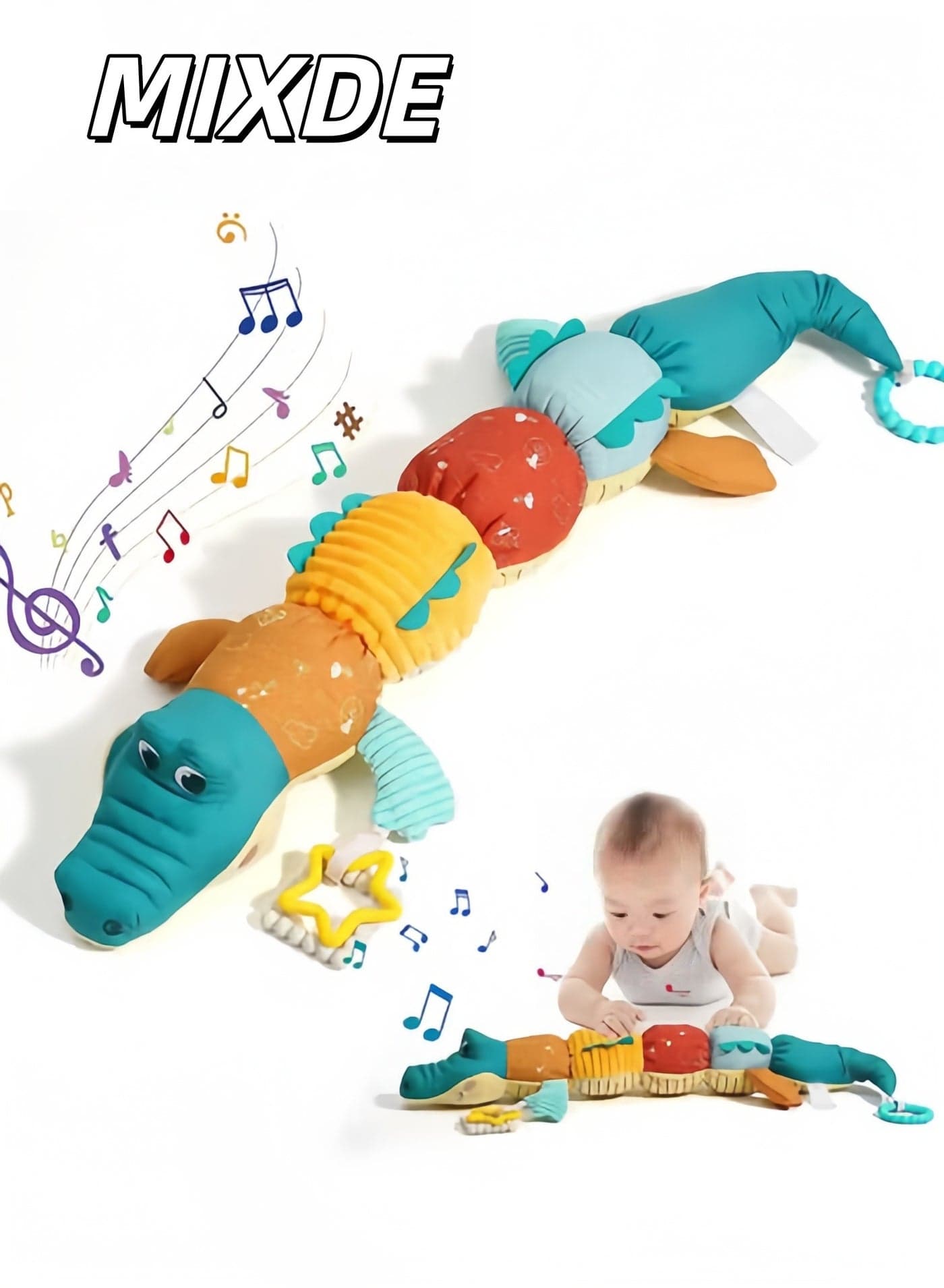 Baby Toys Plush Doll with Music and Pessure Sound,Comfort Toy for Baby