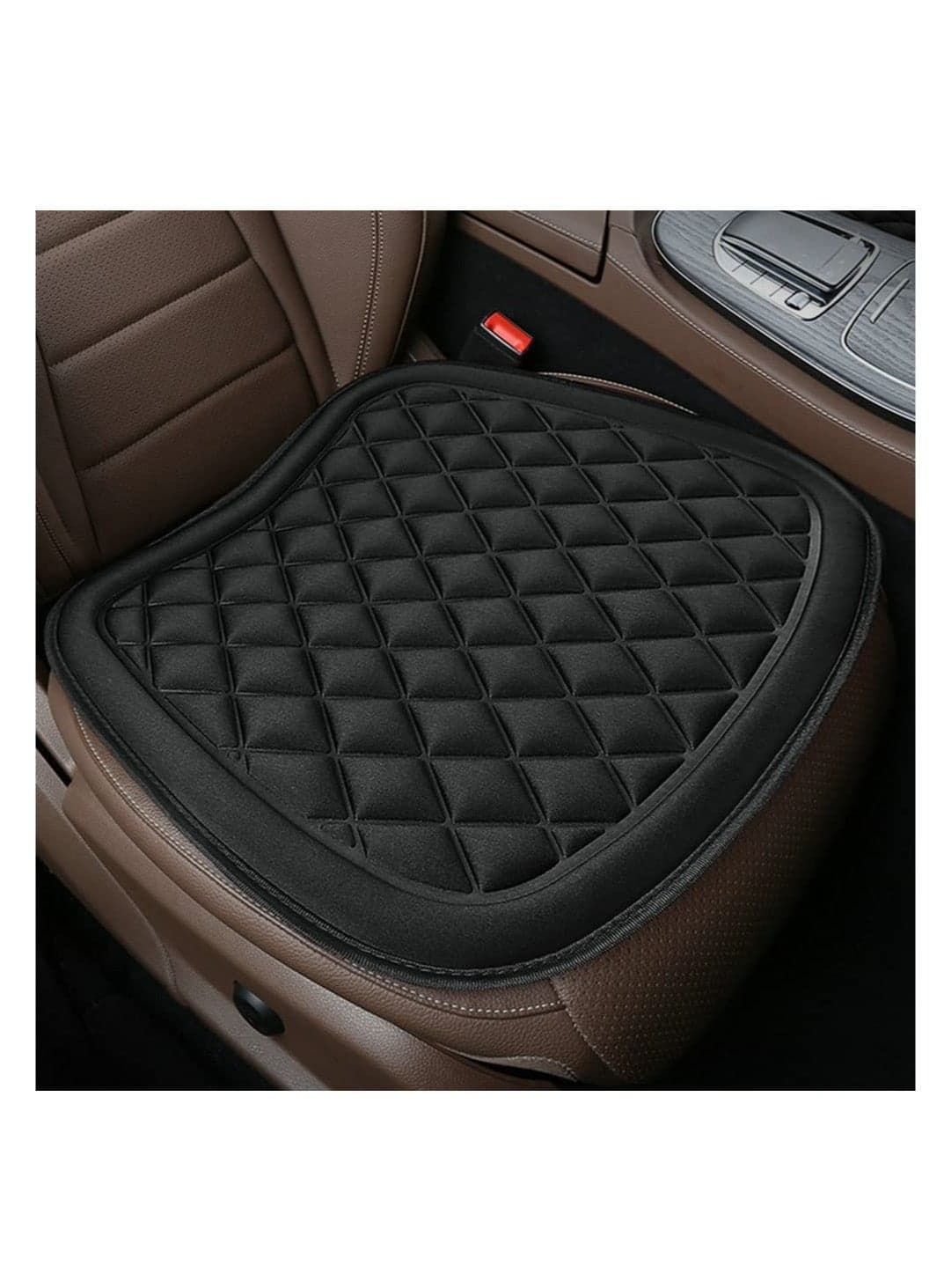 Cooling Breathable Car Seat, 3D Decompression Car Seat, Improve Driving View Car Seat, Suitable for Car, Truck, Office Chair (Black)