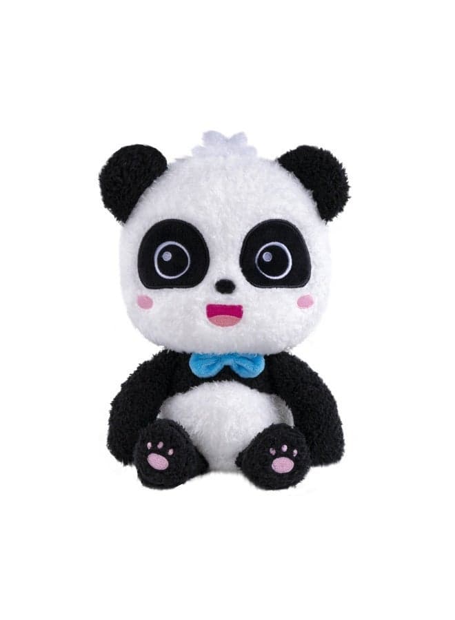 BabyBus Washable Plush Animal Toy Panda in Sitting Posture (KiKi with Magnetic Hands)
