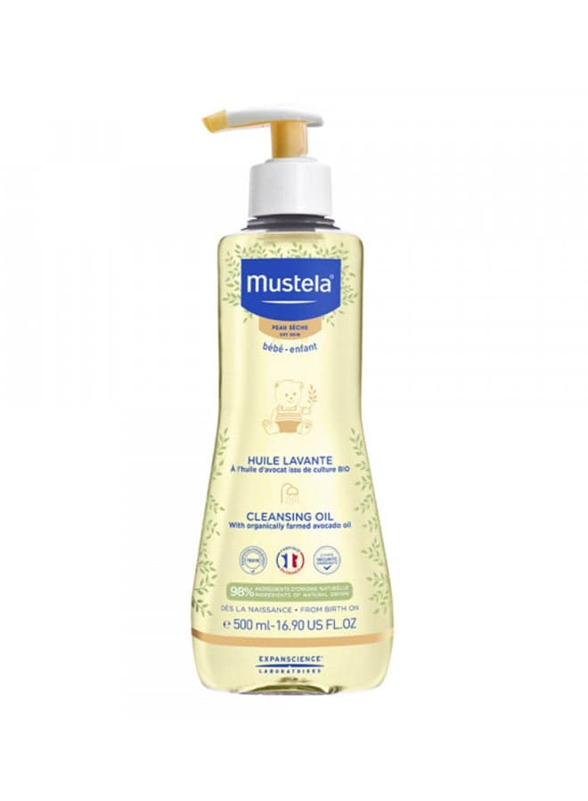 Baby Cleansing Oil With Farmed Avocado Oil, 500ml