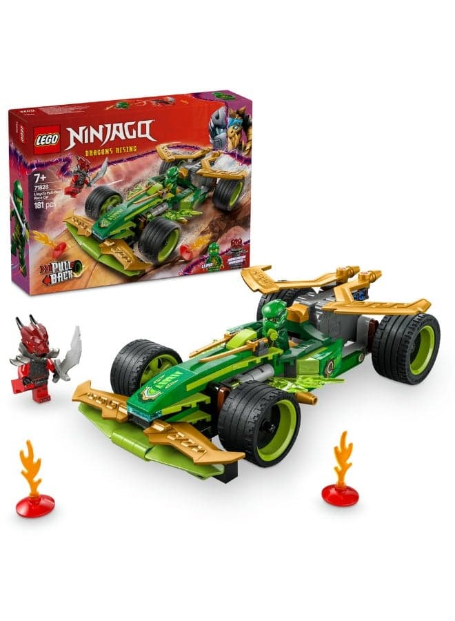 NINJAGO Lloyd’s Pull-Back Race Car Toy, Ninja Set 71828 (Age 7+, 181 Pieces)