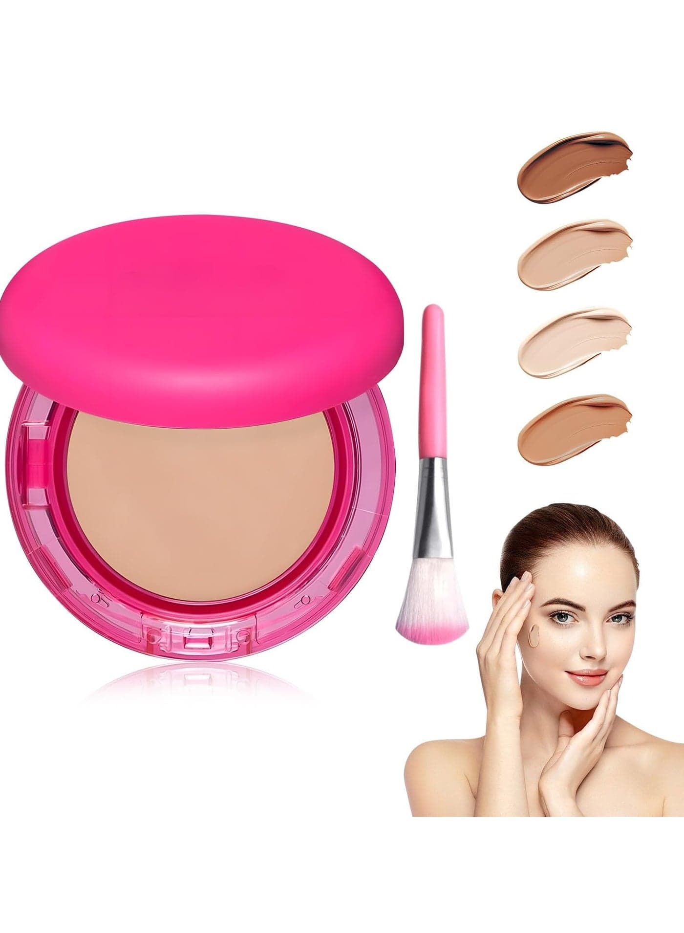 Peptide Bounce Foundation – Hydrating, Age-Defying Foundation for Mature Skin And All Skin Types, Vegan, Clean, Natural, Medium Buildable Coverage, Satin Finish (Light)