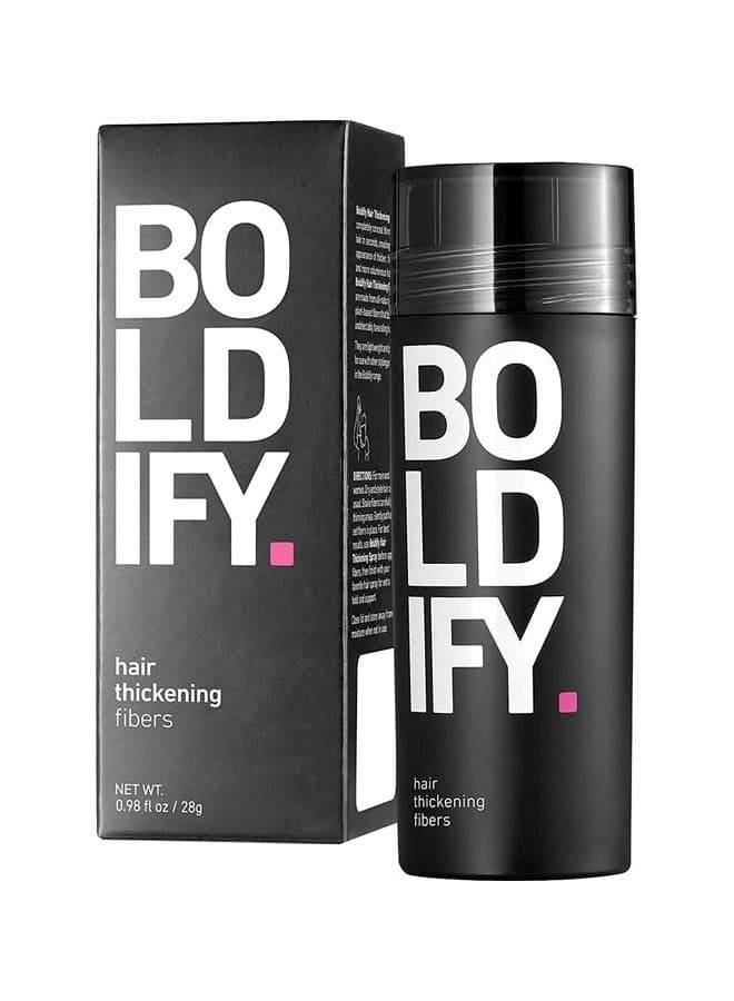 Superior Plant-Based Hair Thickening Fibers For Full Coverage – Completely Conceals Hair Loss, Thinning Areas, And Balding Spots With A Clump-Free, Seamless "Real Hair" Finish, Dark Brown (28G)