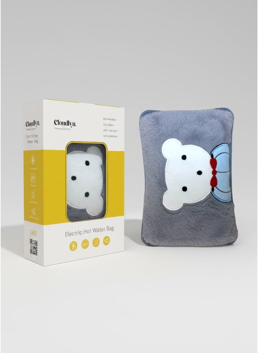 Cloudlyn dual comfort electric rechargeable heating water bags for pain relief warming hand and relieve muscle aches and back pains with hand warmer