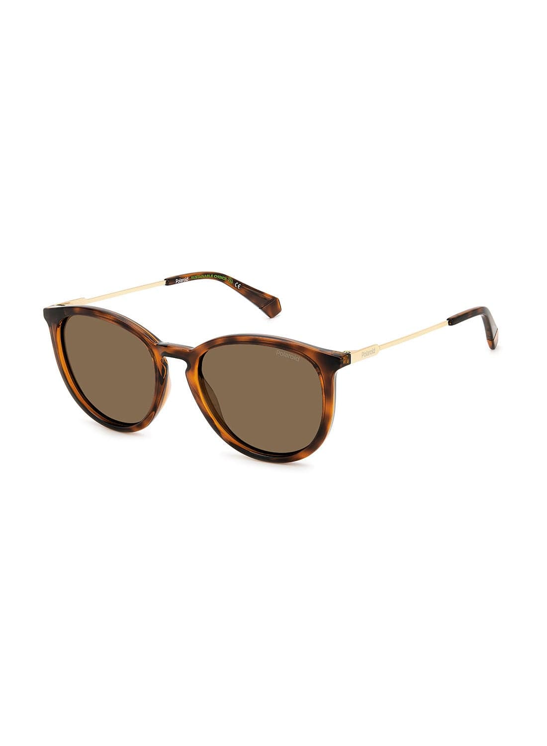Unisex UV Protection Round Sunglasses - Pld 4143/S/X Hvn 53 - Lens Size: 53 Mm