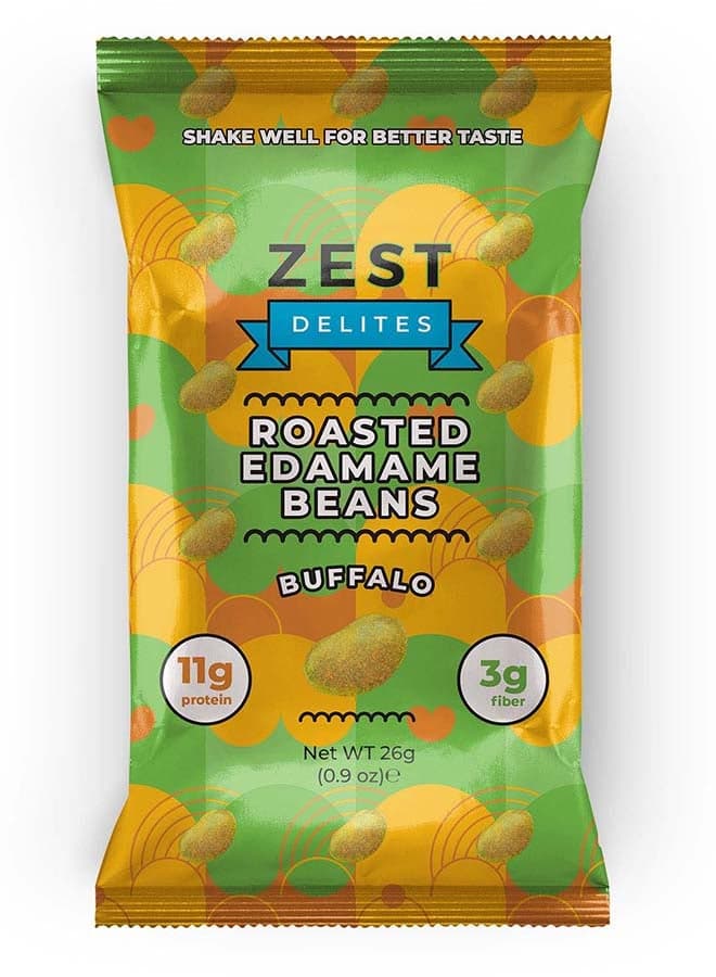 Zest Delites Roasted Edamame Beans Buffalo, 26g