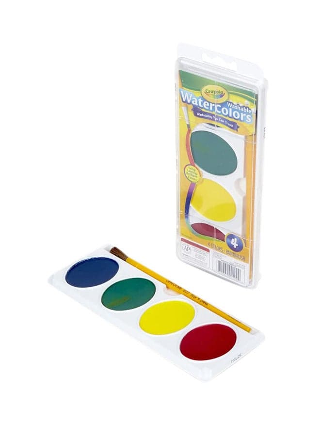 4 ct. Jumbo Pans with Plastic Handled Brush