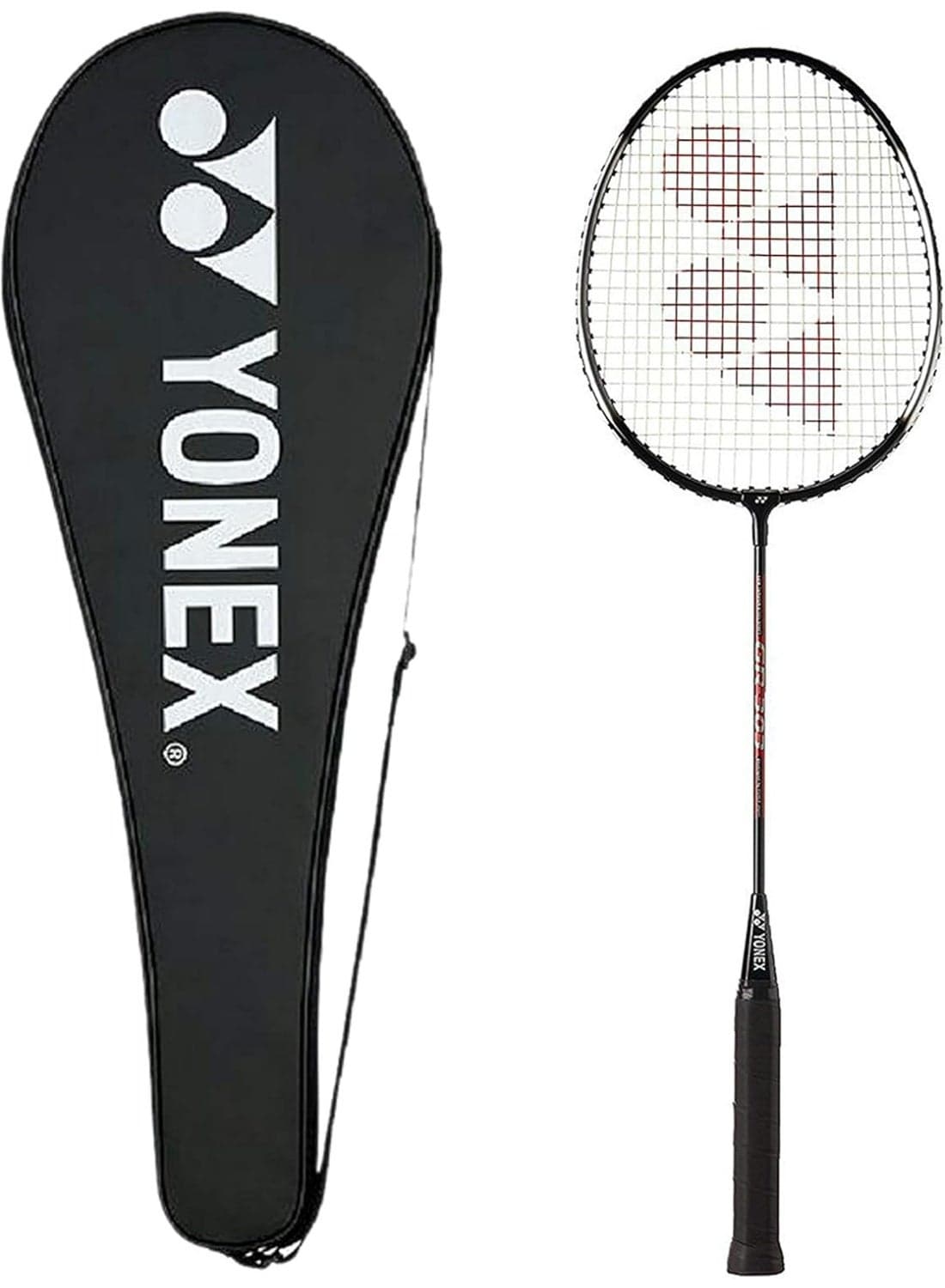 GR303 Badminton Racket – Lightweight Aluminium, Isometric Head, G4 Grip, with Protective Cover