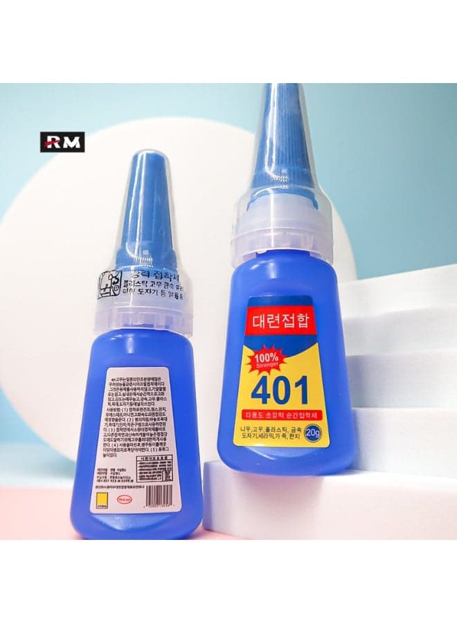 Nail Glue BYB 401, Super Glue Stronger For Artificial Or Fake Nails,Nail Art Rapid Fix Handmade Adhesive Quick Dry (clear, pack of 1) 20g