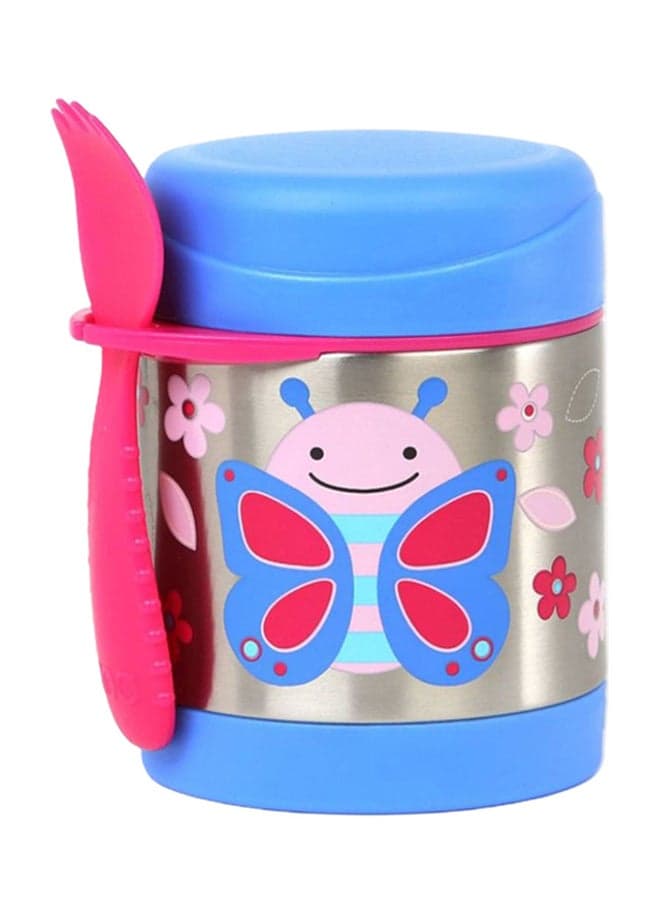 Zoo Insulated Food Jar, Bpa, Phthalate Free, Butterfly - Multicolour