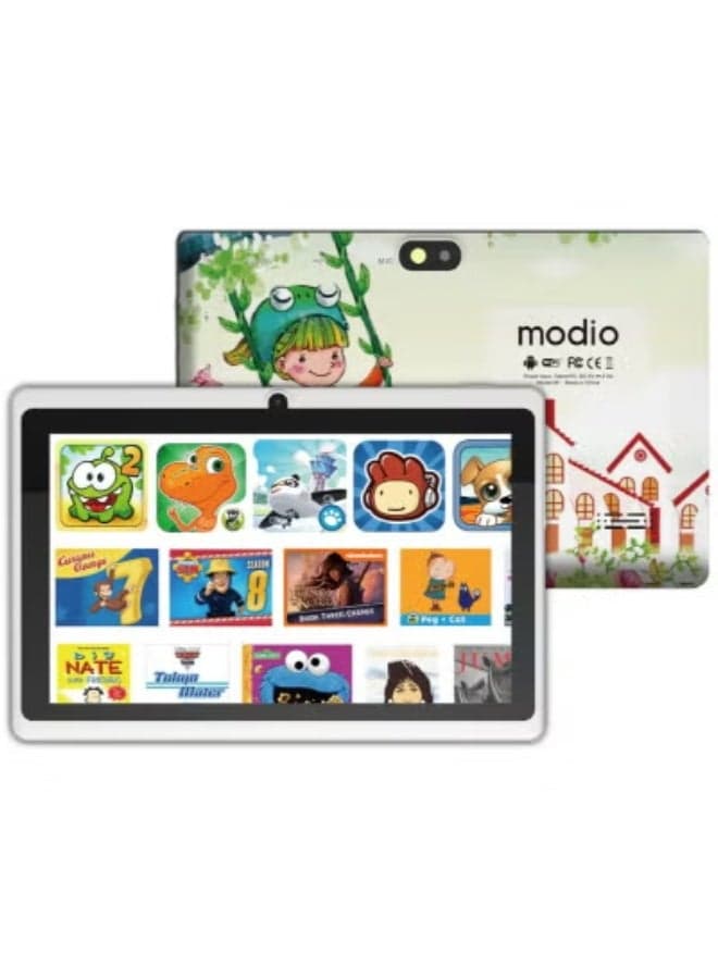 M1 Android Tablet PC – 7-Inch HD Touchscreen, 4GB RAM, 64GB Storage, Dual Camera, 5GHz Wi-Fi, Lightweight & Portable with Color Print – Multicolor | Ideal for Kids, Travel, E-Learning & Daily Use – Middle East Version**