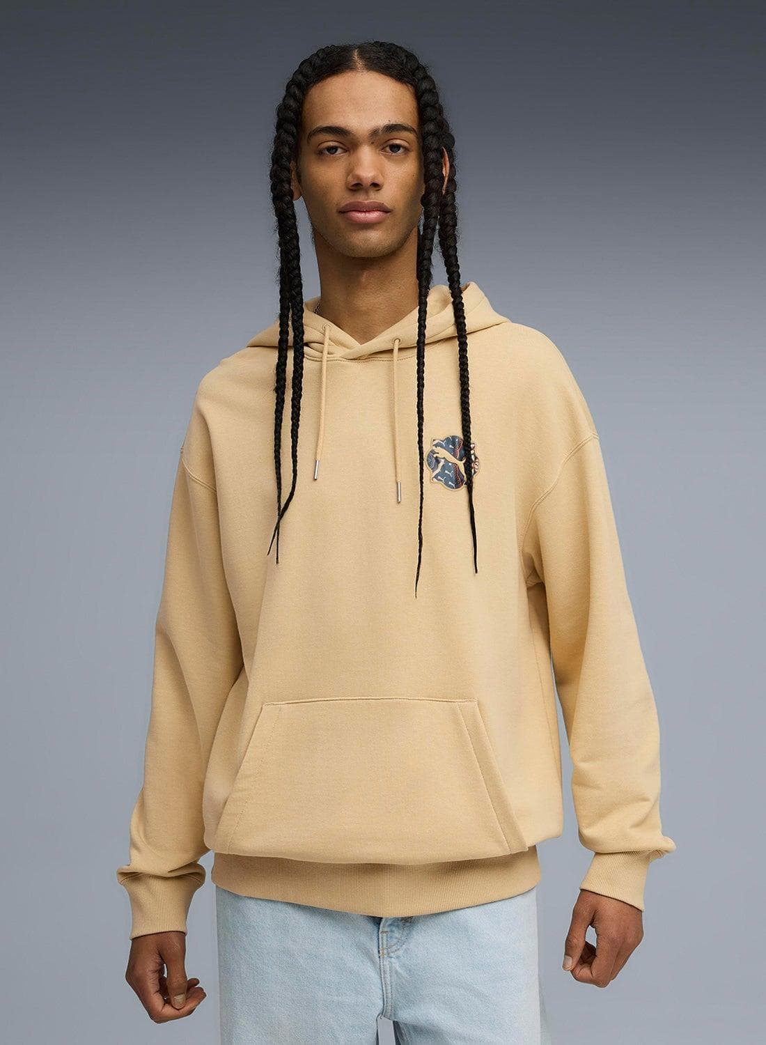 Vintage Prep Relaxed Hoodie