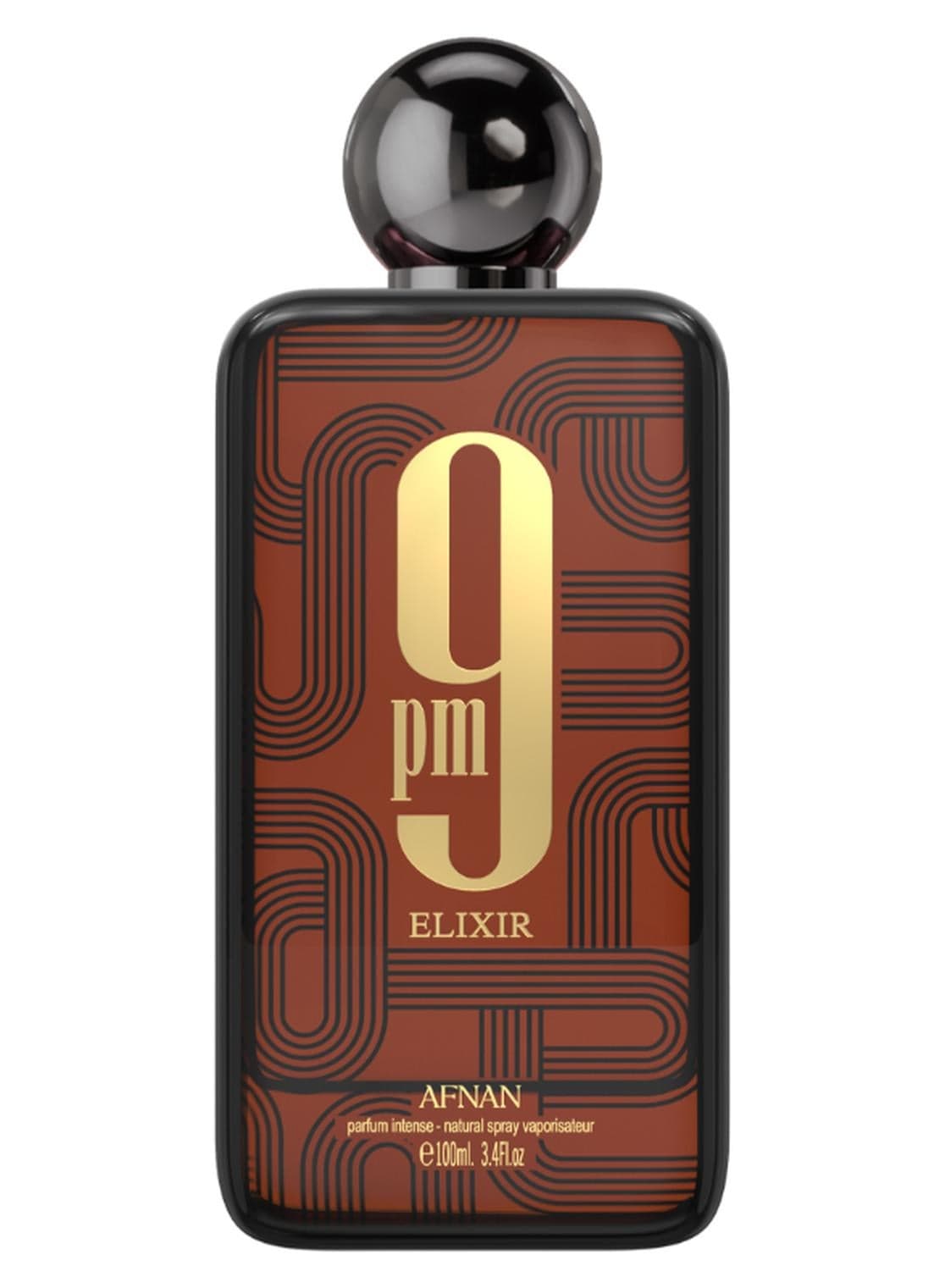 AFNAN 9 PM Elixir Perfume Unisex Parfum Intense,100 ml