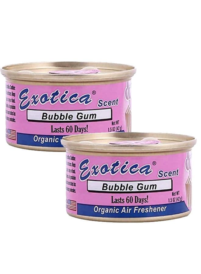 EXOTICA Organic Air Freshener Value Pack 2 count - Bubble Gum Scent