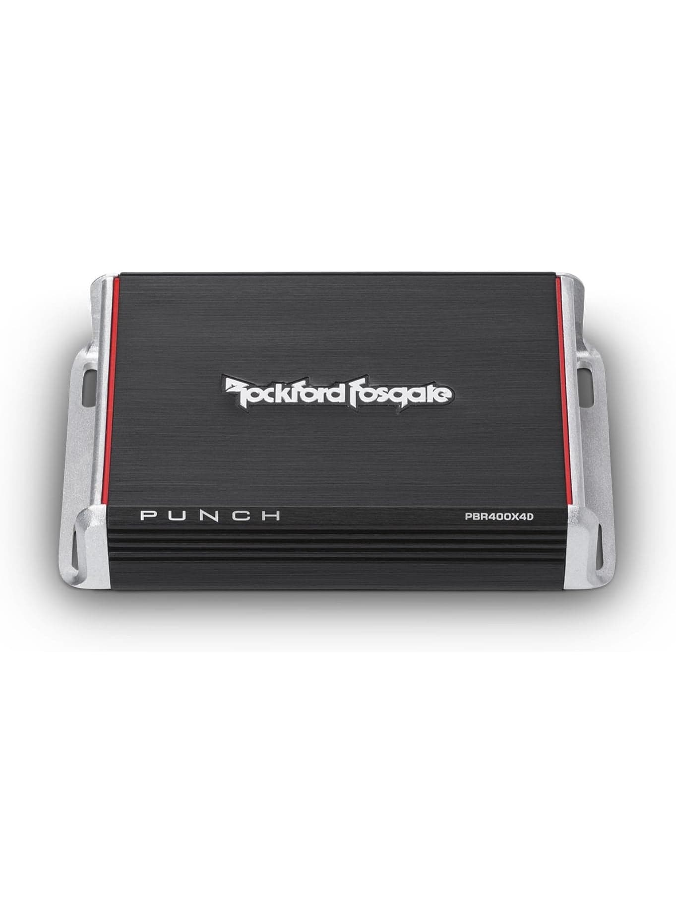 Rockford Fosgate PBR400X4D Punch Compact 400W 4-Channel Class-D Car Amplifier | Ultra Compact Design | High Efficiency Power Output | Ideal for Cars, Bikes & Boats