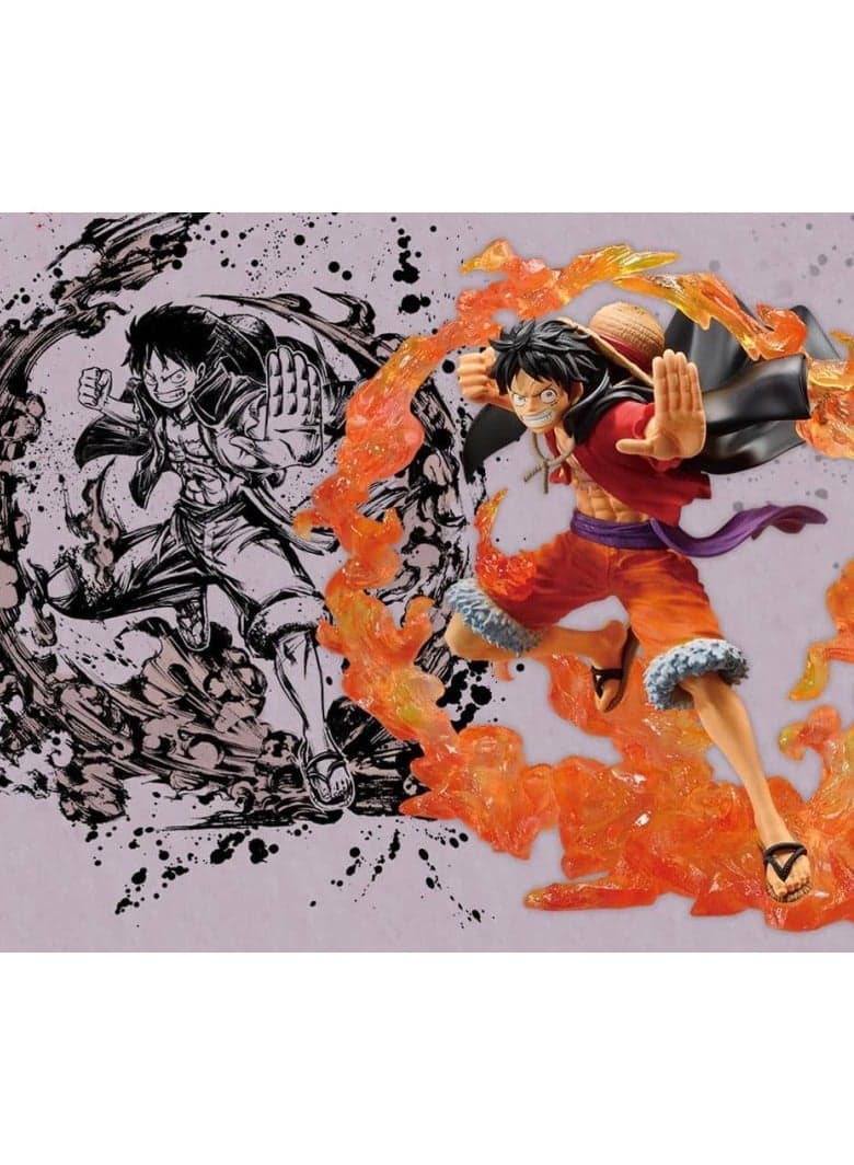 One Piece Luffy A Prize Action Figure | Memories Of The Duel Final Award | Anime Model Collectible Statue | Ideal Birthday Gift For Boys And Girls, 14cm