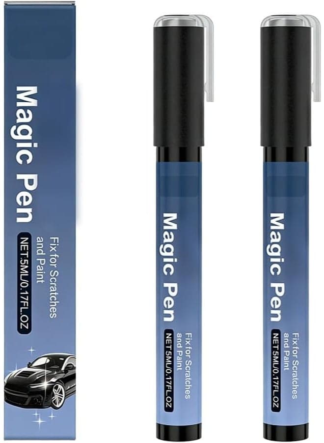 Magic Car Scratch Remover Pen, 2026 New Car Paint Repair Pen, Portable Auto Scratch Remover for Garage and Home Use, Universal Car Touch Up Pen for Drivers (2)