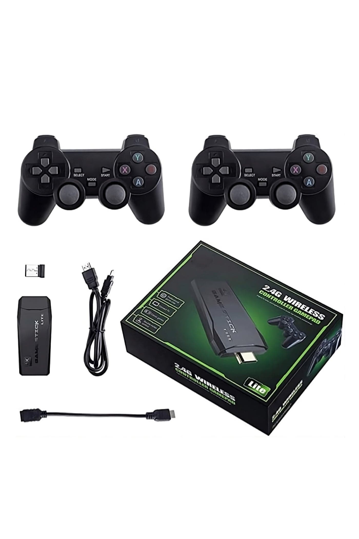 Good Ontv 4K Digital Video Game Console with 10000 Games and Original 2.4G Wireless Controllers