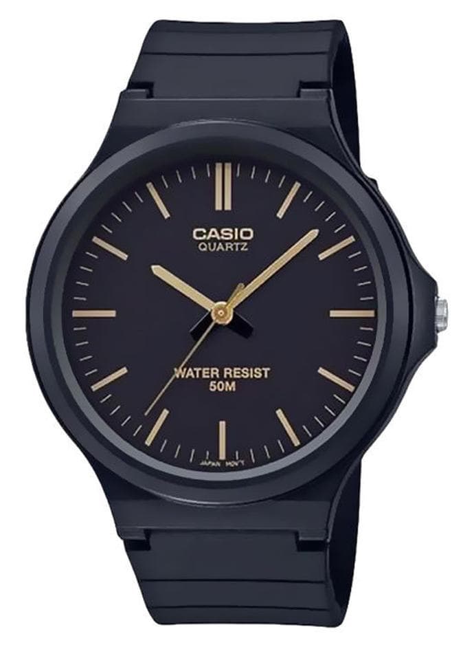 Men Water Resistant Analog Watch MW-240-1E2VDF - 44 mm - Black