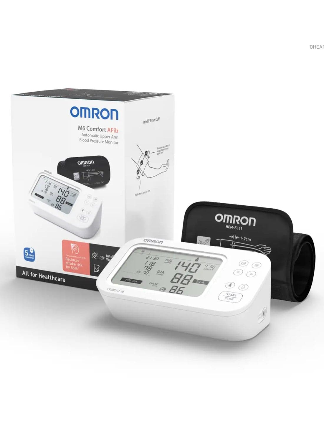 Omron M6 Comfort AFib Automatic Blood Pressure Monitor
