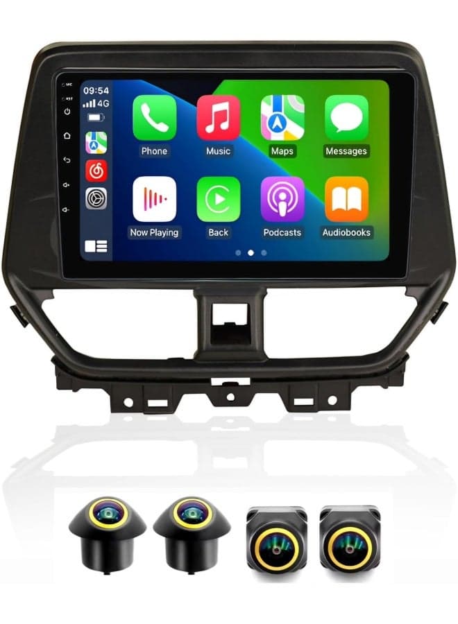 Fit Suzuki Baleno Car Stereo Android Screen Suzuki Fronx With Apple Carplay Android Auto Wireless WiFi DSP AHD Camera Included Fast Interface QLED (4+32GB 360D Cameras)