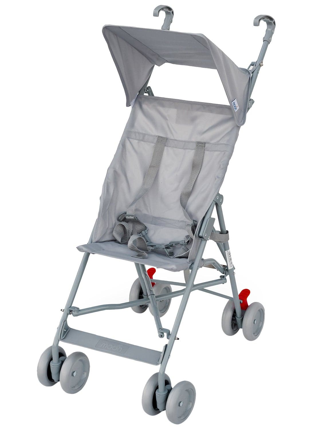 Jet Baby Stroller – Lightest Buggy with Umbrella Fold, Wide Canopy, Compact And Travel-Friendly, for Babies 6m to 3yrs (up to 15kg) – Light Grey