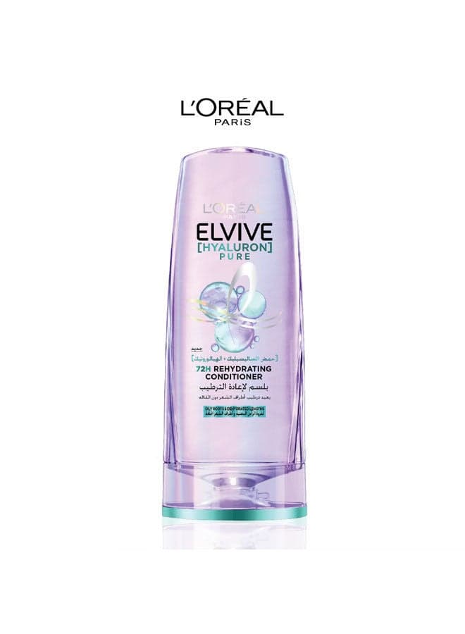 Elvive Hyaluron Pure Rehydrating Conditioner for Oily Hair 360ml