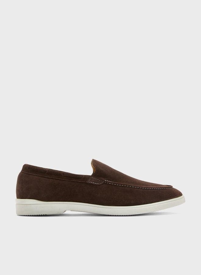 Genuine Suede Leather Loafers