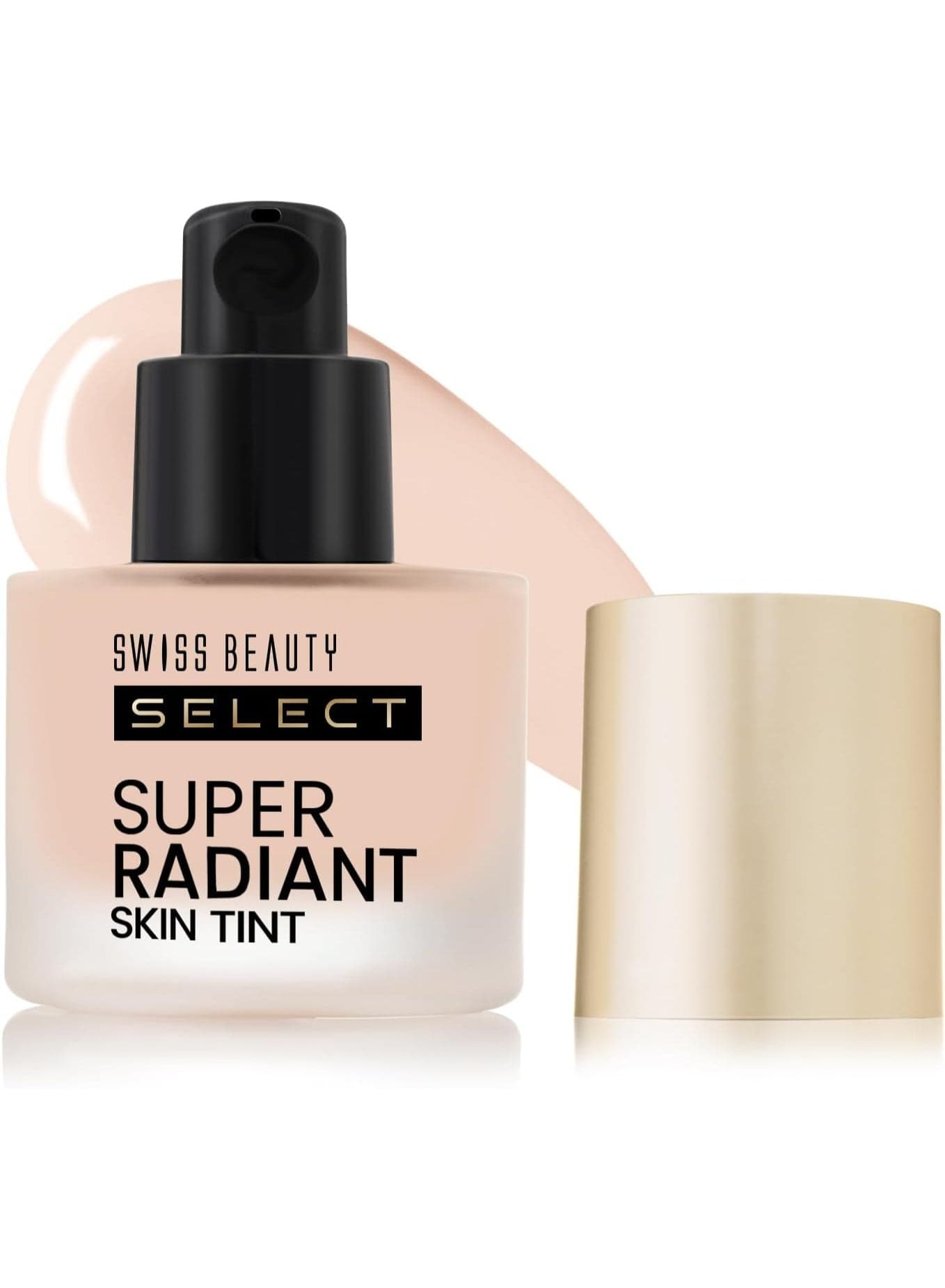 Swiss Beauty Select Super Radiant Hydrating Skin Tint | With Hyaluronic acid | Provides Natural, Dewy Glow | Shade- Creamy Glow, 30gm