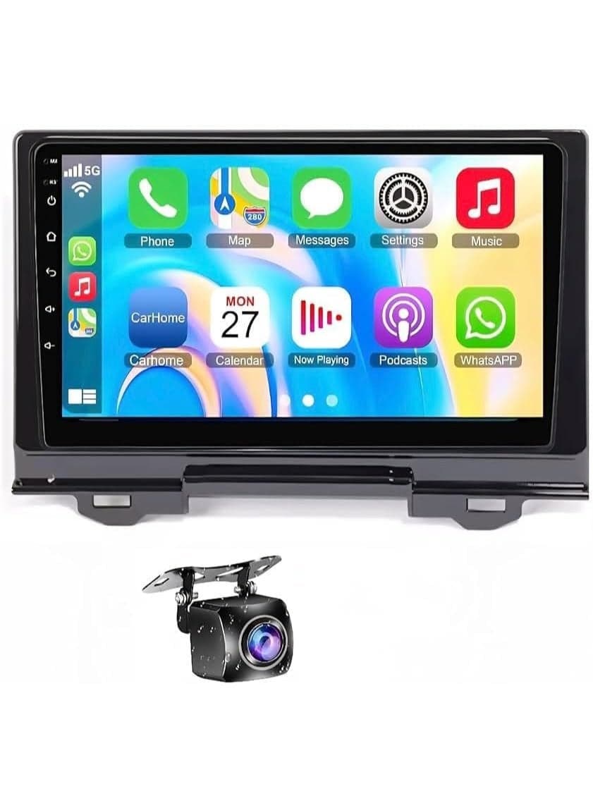 Android Car Stereo for Honda HRV Vezel 2021-2024 6GB RAM 128GB ROM Support SIM Card, Carplay, M-Link Wi-Fi BT, Radio GPS, 9 Inch IPS Touch Screen with AHD Camera Included