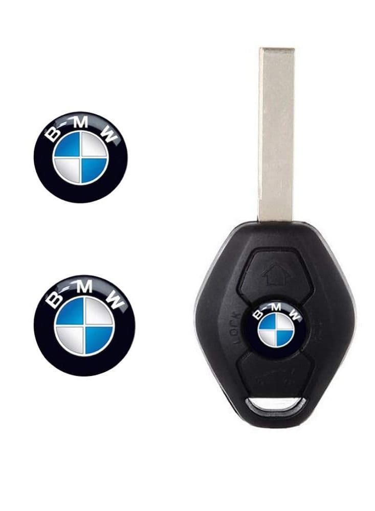 2pcs 11mm Remote Key Emblem Logo Replacement for BMW 3 Series 5 Series 7 Series X3 X4 X5 X6 Car key Logo