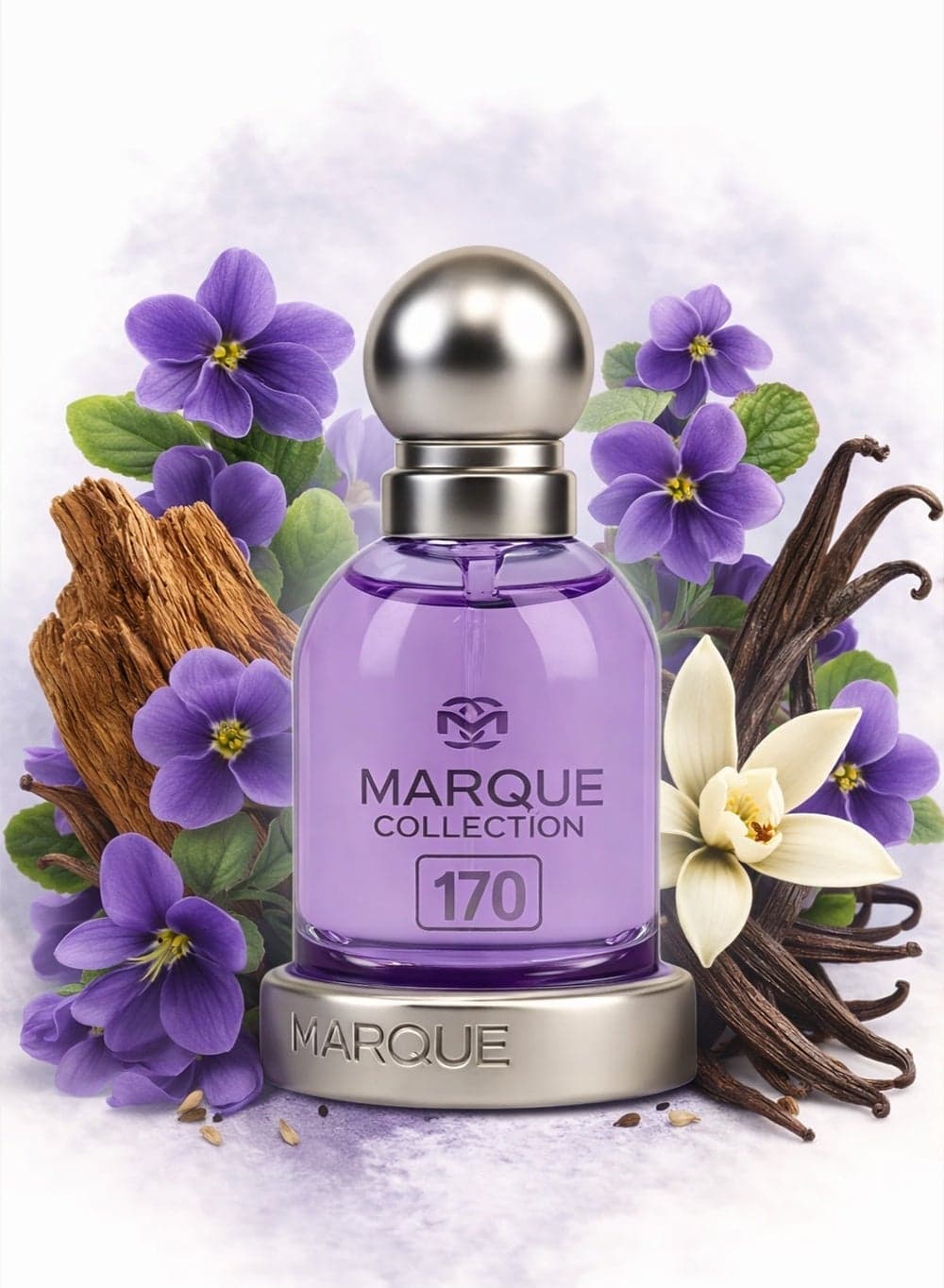 Elegant Perfume for Women at Marque Collection No. 170 | Long Lasting Powdery Perfume for Women | Inspired Floral Scent 25ml