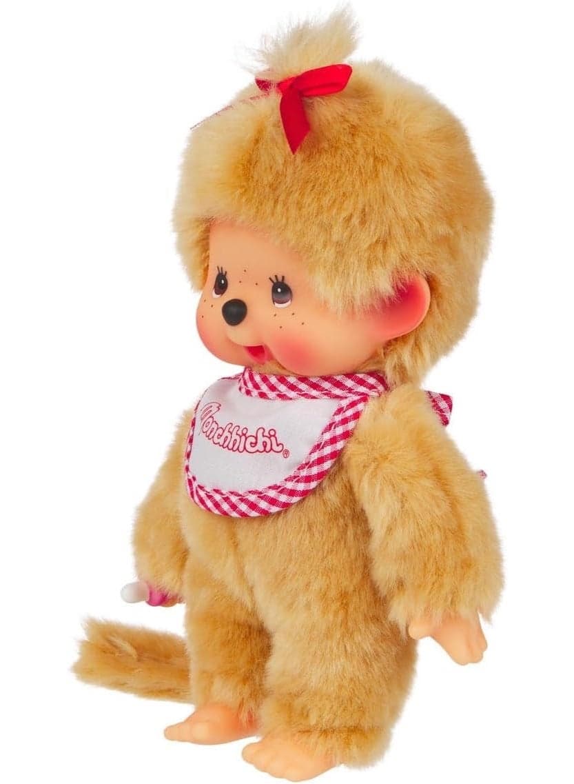 Monchhichi Girl Plush Toy, Beige
