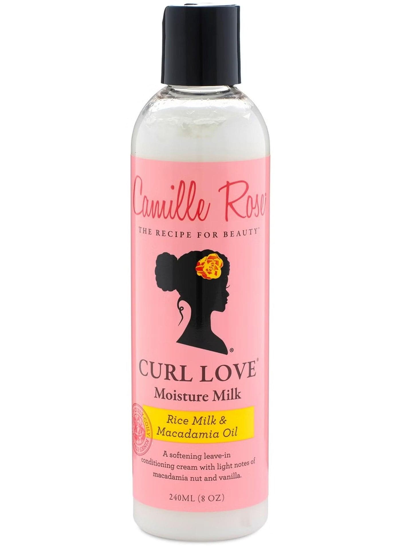 Curl Love Moisture Milk 8oz Hydrating Leave-In for Soft & Defined Curls Vanilla Scent