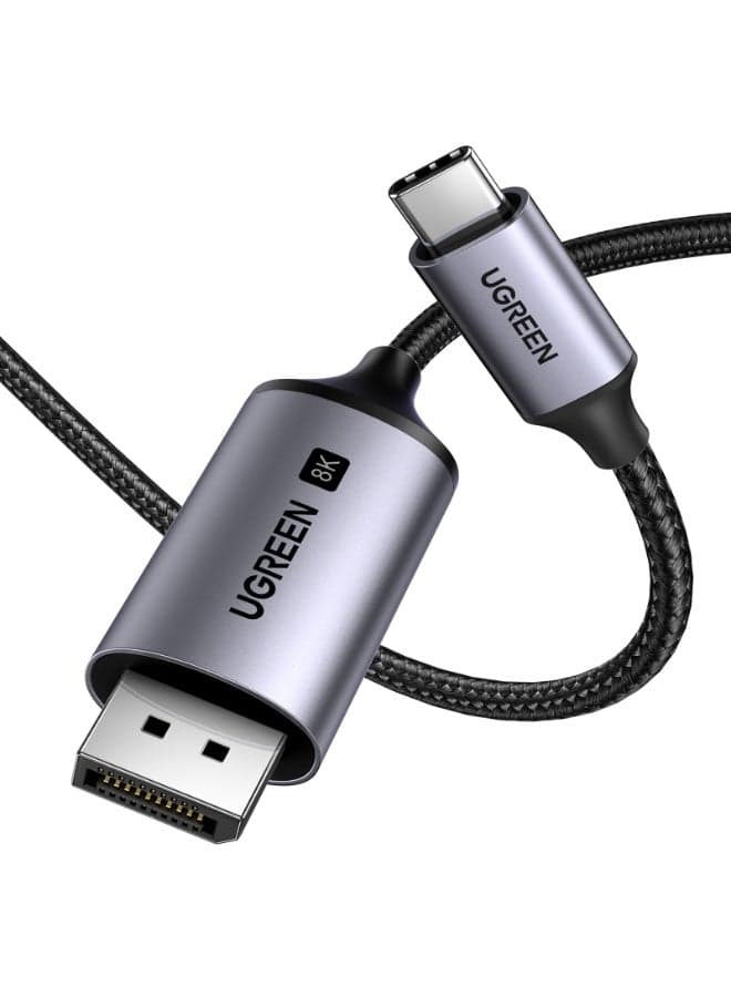 8K USB C to DisplayPort Cable 1M, Type C Thunderbolt 3/4 to DP Cable 8K@60HZ,4K@240HZ/144HZ/120HZ,2K@360HZ, for iPhone 17/16 Series, Macbook Pro/Air,Galaxy S23/23+,iPad Pro/Air/Mini,Dell XPS