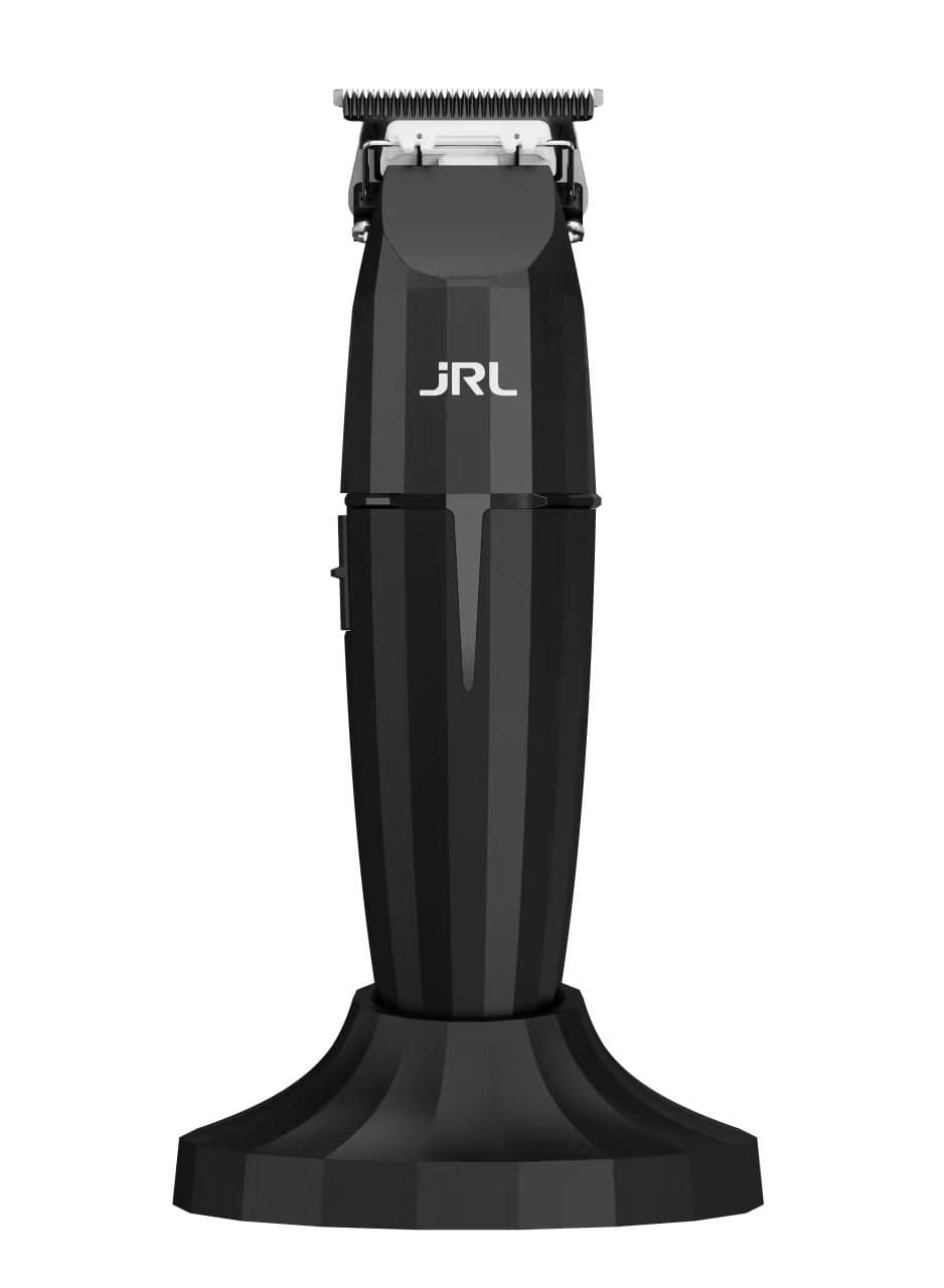 JRL ONYX FF2020T-B | Professional Cordless Hair Trimmer | Zero-Gap Precision Blades, Ultra-Quiet Motor, Long Battery Life, Charging Dock | Barber & Salon-Grade Detailer | Black