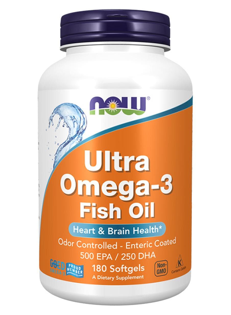 Ultra Omega-3 Fish Oil, 180 Softgels
