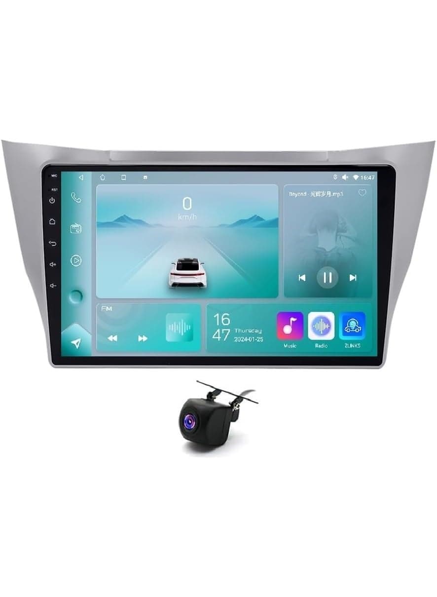 Android Car Stereo for Lexus RX300 RX330 RX350 RX400H 2003-2009 1GB RAM 32GB ROM M-Link Wi-Fi BT, Radio GPS, 10 Inch IPS Screen with AHD Camera Included