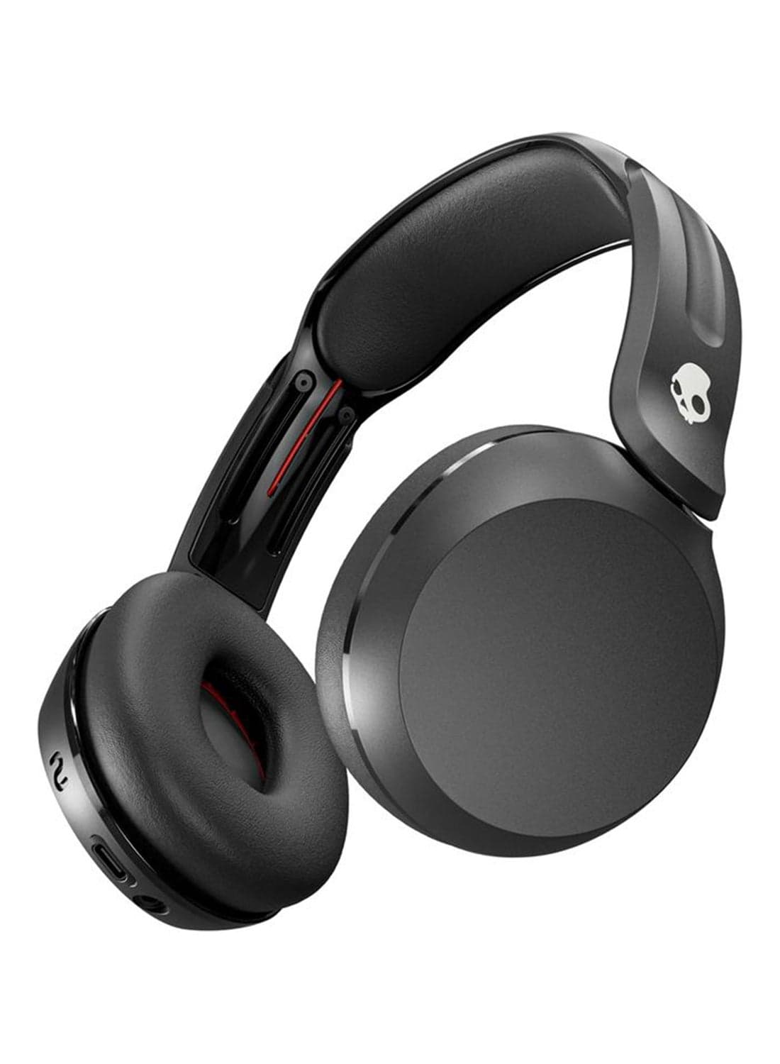 Icon 180 Wireless Bluetooth On-Ear Fit Headphones with Up to 50 Hours Battery and Water Resistant, True Black True Black