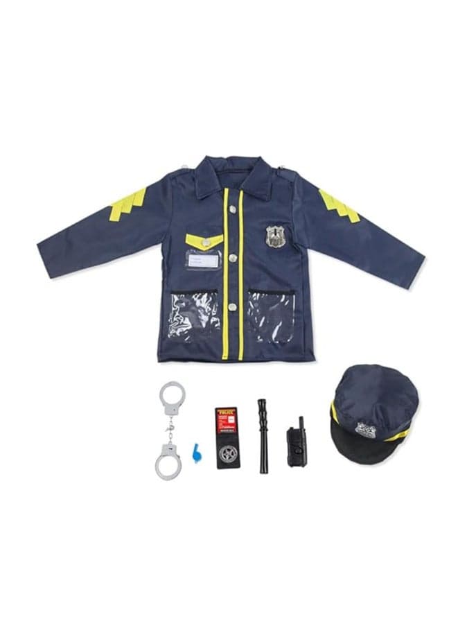 Police costume for Kids, Police dress,Police Role Play Costume Dress with Accessories,Size for 100-130cm