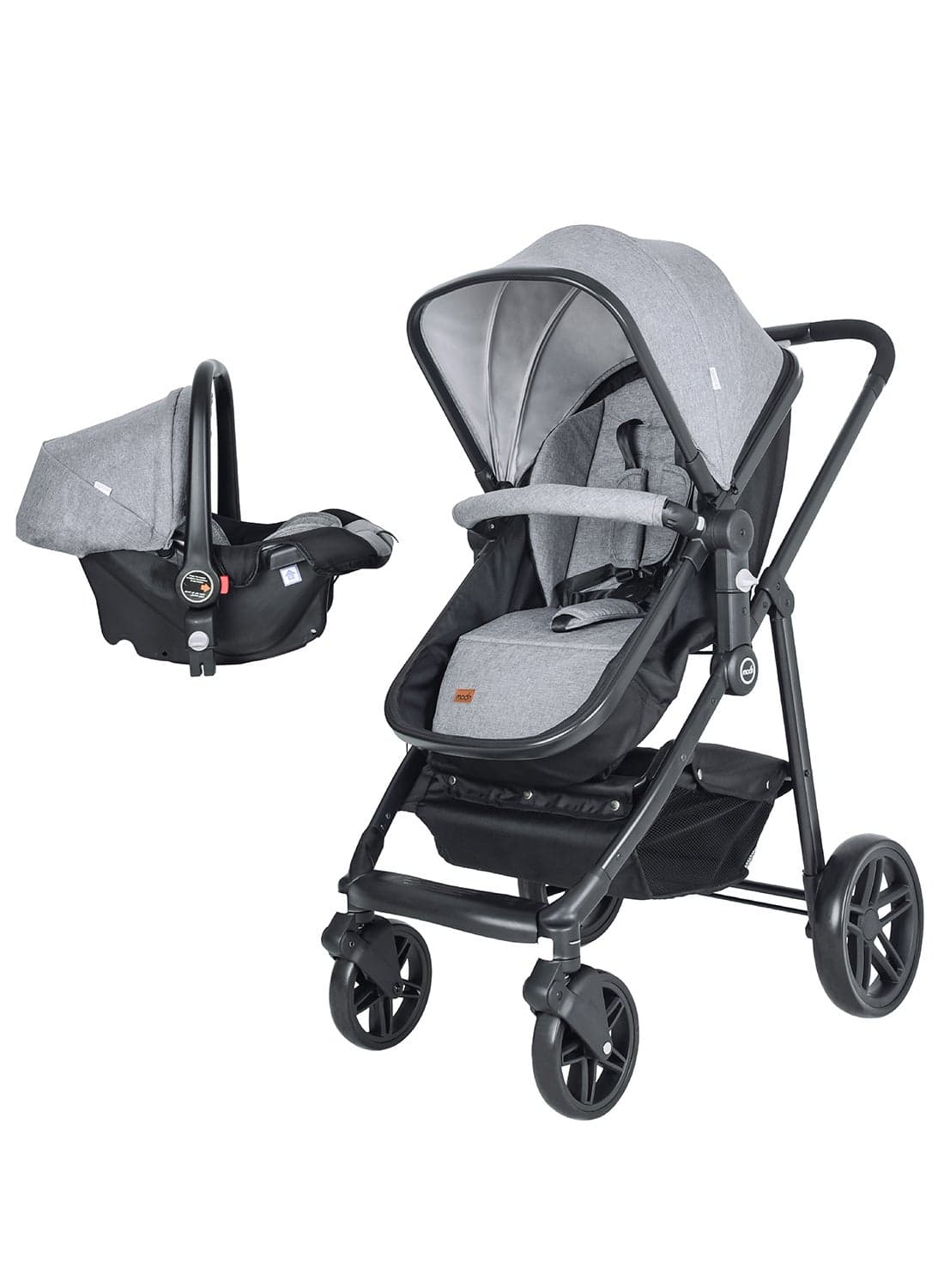 Tres 3 in 1 Travel System - Light Grey