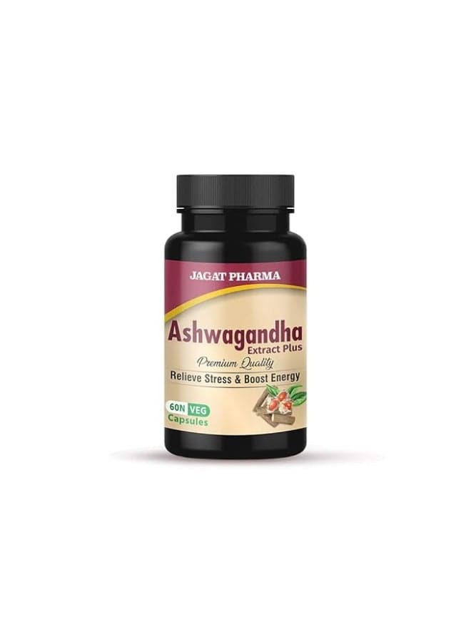 Ashwagandha 250 Mg & Helps Boost Immunity Relieve Stress & Anxiety 60 Caps